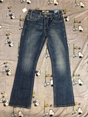 Mid Wash Blue Flare Jeans for Women - Classic Flared Fit